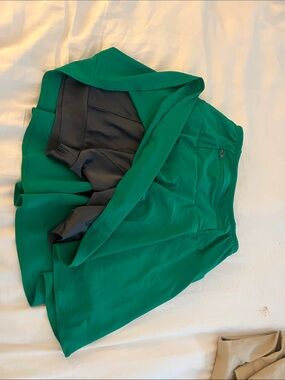 Sparkle Skirt Swing Green Running Skirt M